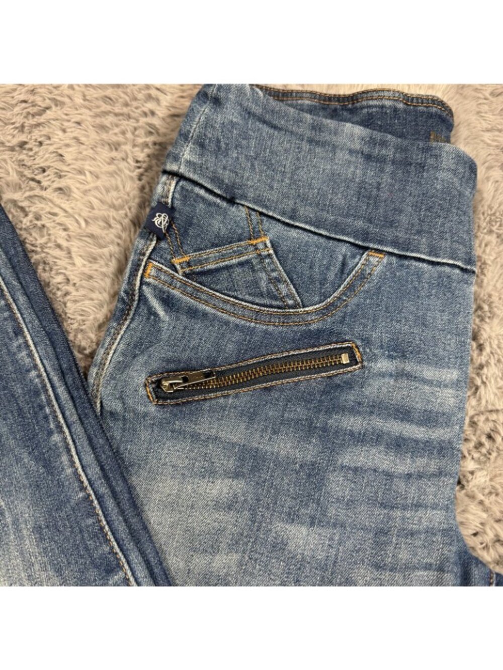 Rock & Republic Denim RX Fever Jeans Womens 8 Blue Cotton Jegging Skinny Stretch - Picture 10 of 16